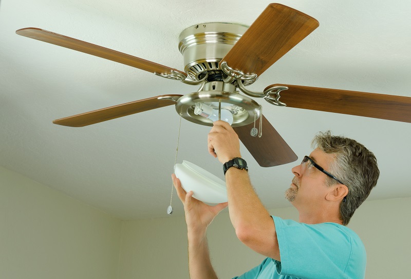 Residential ceiling fan installation is done professional by JMC Electric.