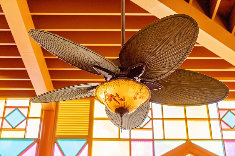 Residential ceiling fan installation