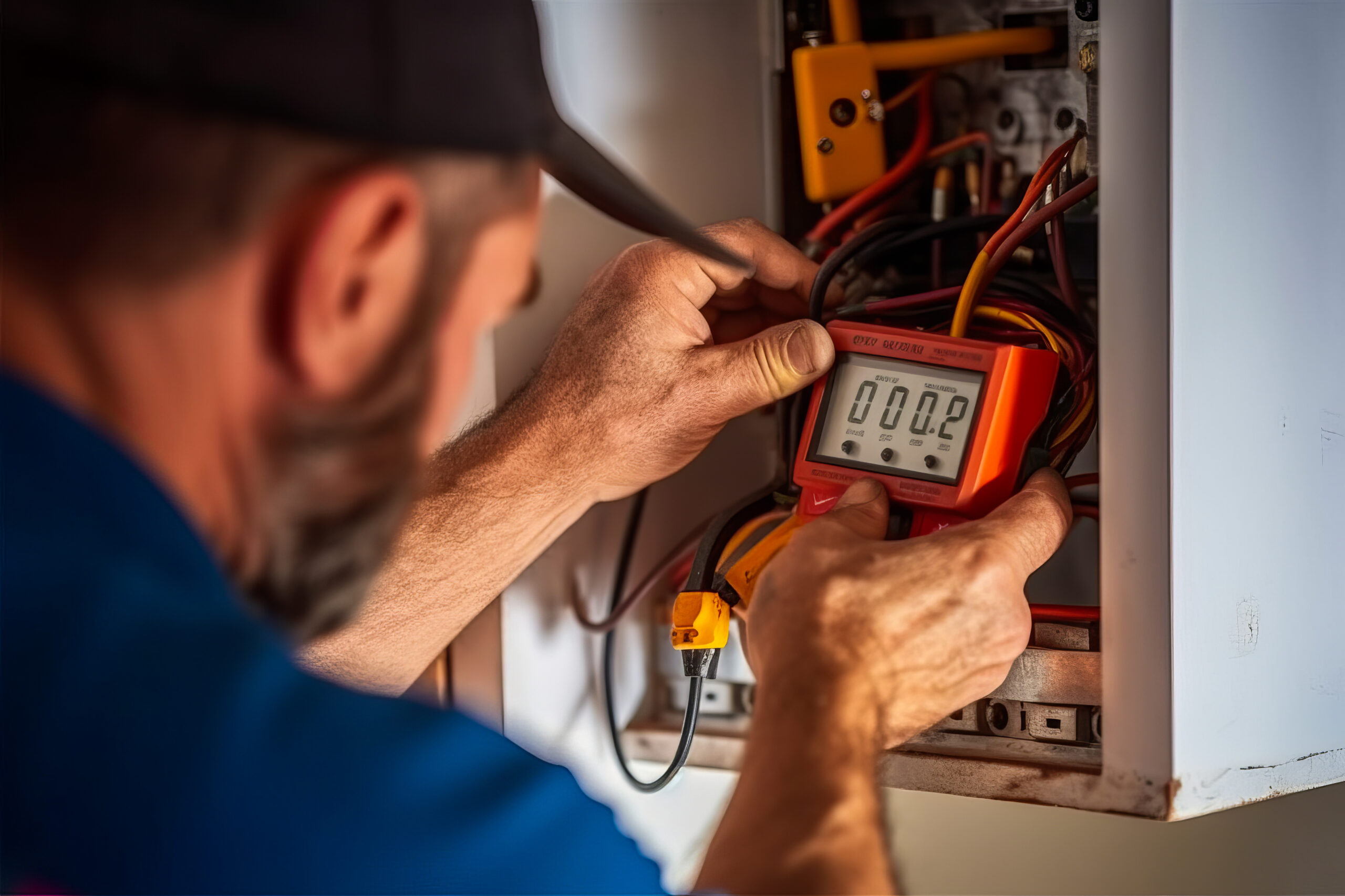 This is a picture for a blog about how to find a good residential home electrician in Kansas City.