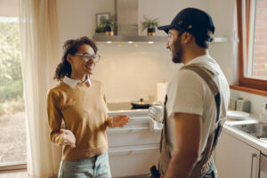 This is a picture for a blog about what to ask when hiring a residential home electrician.