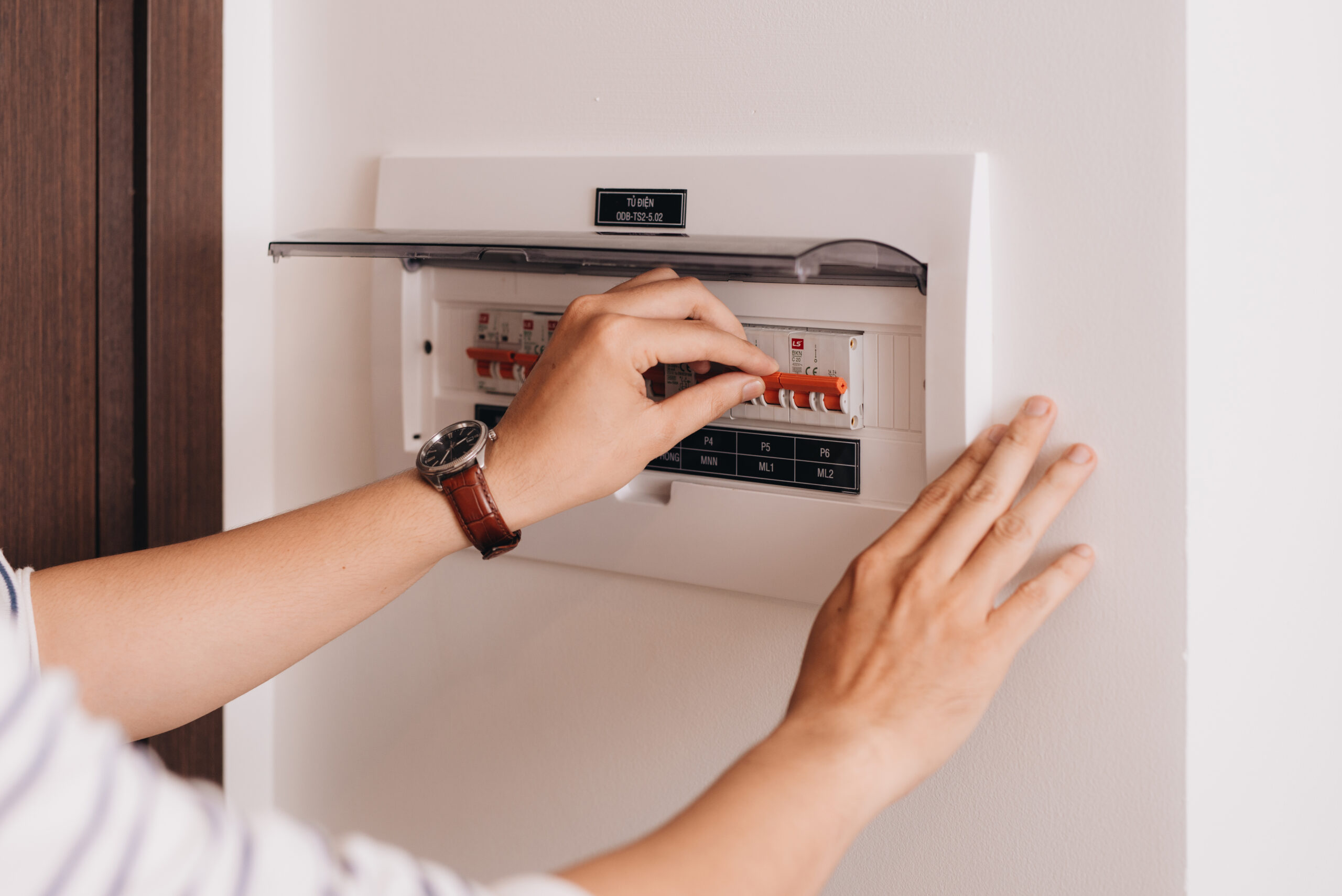 This is a picture for a blog about when it's time to replace your electrical panel.