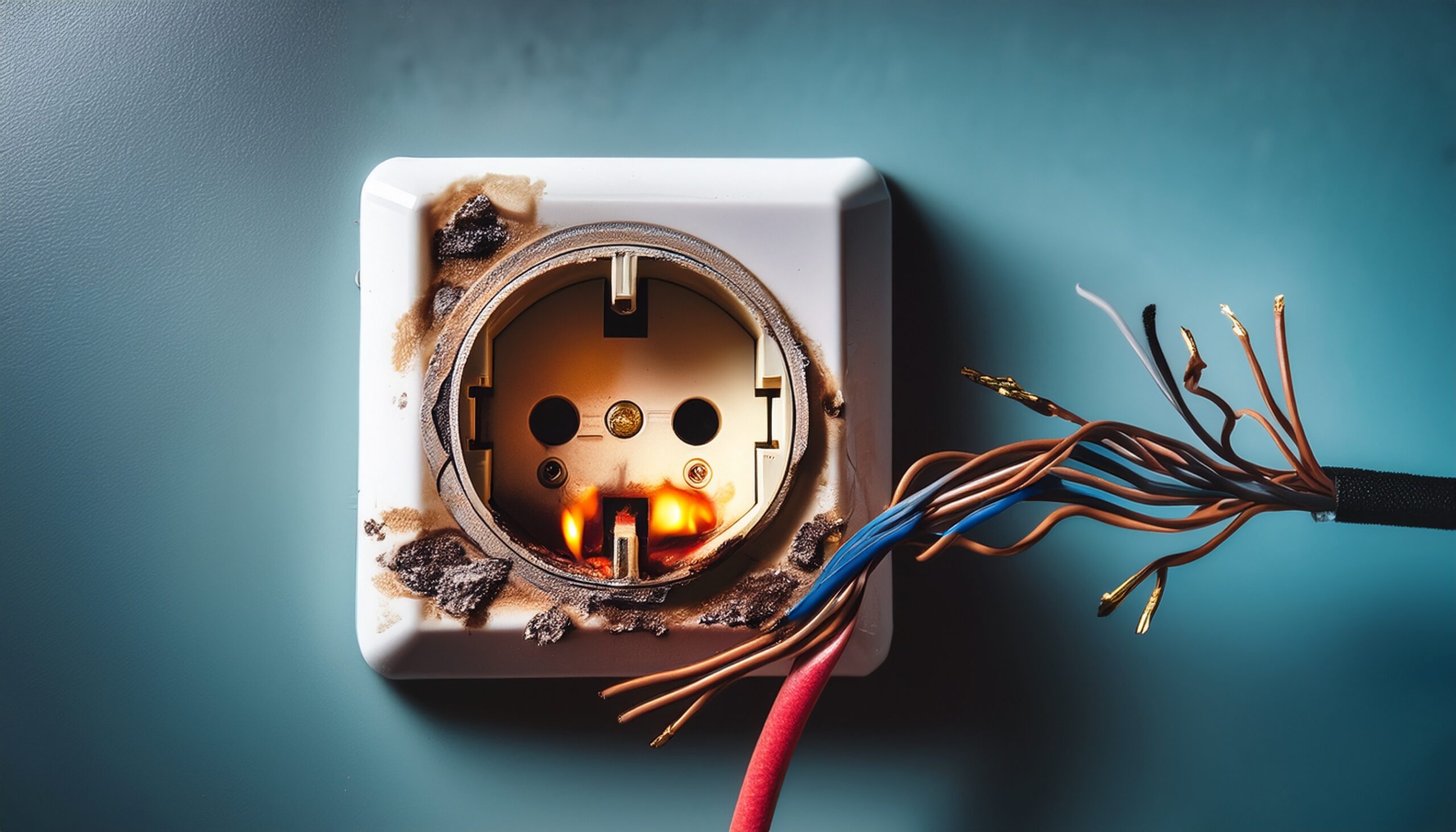 This is a picture for a blog about electrical wiring needing repairs.